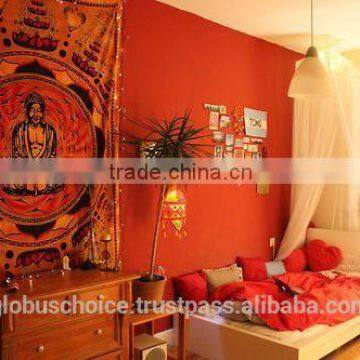 Lord Buddha Yoga Boho Indian Tapestry