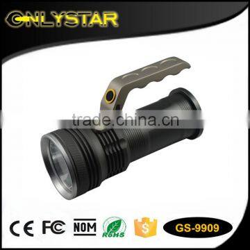 Onlystar GS-9909 super quality most powerful aluminum 3W led carry-home flashlight strong light torch