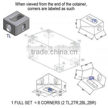 Iso 1161 Steel Container Corner Castings photo-4