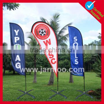 Portable full color printing feather flag