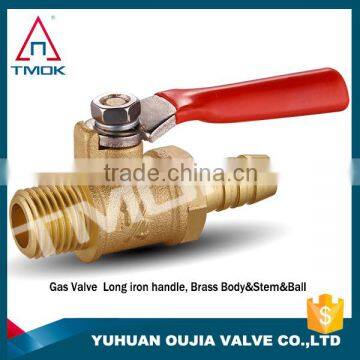 1/4 inch brass body with control valve for gas double union lockable nipple 600 wog PN 20 cw617n brass gas valve