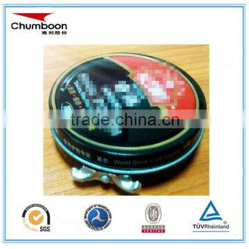 71*23mm CMYK shoe polish tin box with lock