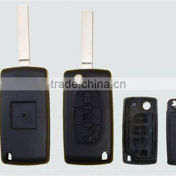 Cheap Price citroen c4 remote key For 3B 307 Flip Car Fob Case CITROEN C2 C3 C4 C5 C6 Quatre Light Button Keyless Remote Key