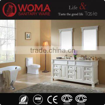 2016 New Fashional Hot Selling Solid Wood Hotel Bathroom Cabinet