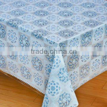 vinyl lace table cloth design for roulette table cloth