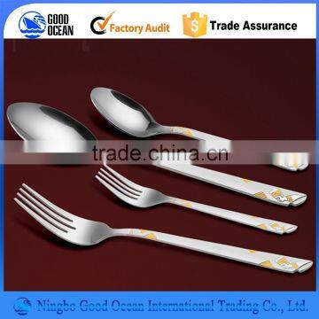 24pcs 2cr14 18/0.18/10 stainless steel cutlery cutlery set,stainless steel cutlery set 2cr14