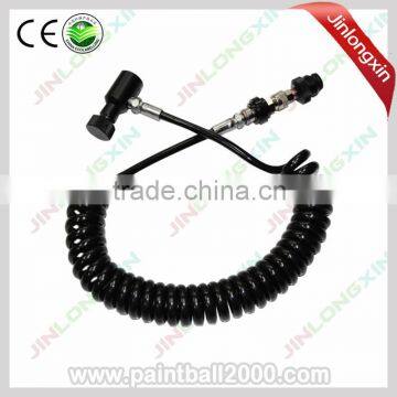 Coil Remote Hose Coiled line with QD & Slide Check