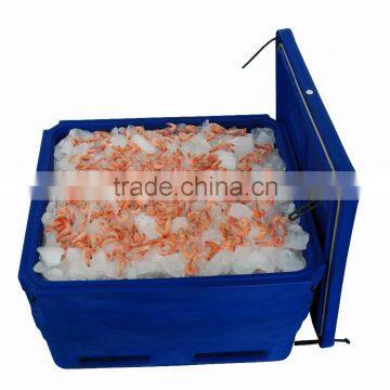 large fish bin cooler frozen food mobile container fish tank