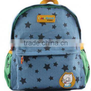 Breathable amd Bright Cotton Material Durable Girls and Boys School Bag