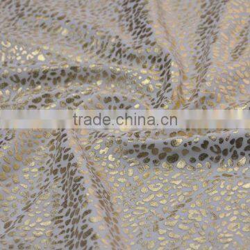 nylon spandex foil print fabric for swimwear/bikini