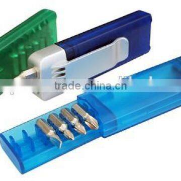 6pcs tool kit with led light screwdriver