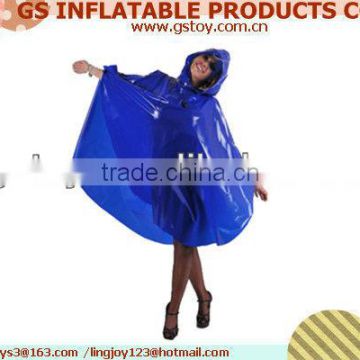 ladies pvc raincoat EN71 approved