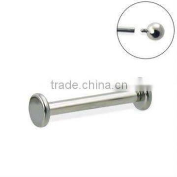 Internally threaded disk barbell