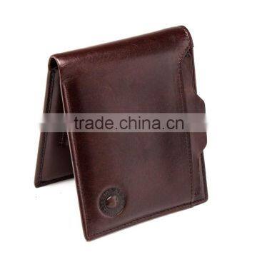 Factory Price Newest Model 2016 New Design Premium Quality Men Real Leather Purse photo-2