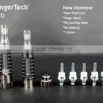 Newest bottom dual coil electronic cigarette good price clearomizer buy from china t3d