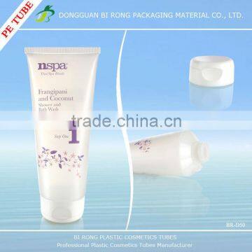 Matte Clear Large Plastic Shower and Bath Wash Tubes Packaging