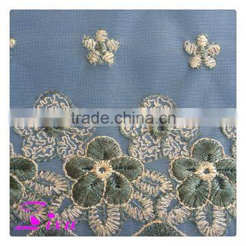 2016 Used for Clothing Net Lace Fabric Green photo-3