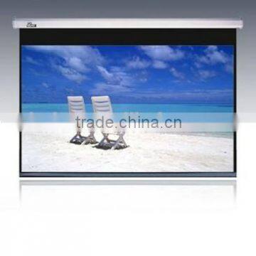 wall mount and ceiling Manuel projector screen/ Pull down projection screen