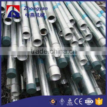 hot dipped galvanized pipe sizes of galvanized steel pipe for irrigation