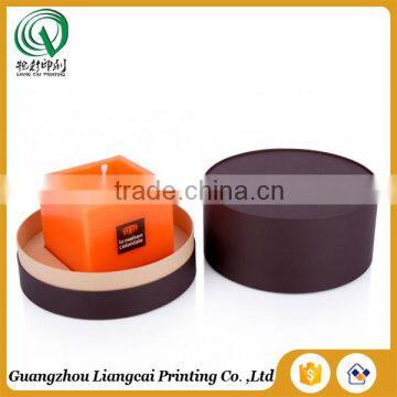 Mattt Single-color Printing Customized Round Candle Gift Box Round Shape Gift Box photo-3