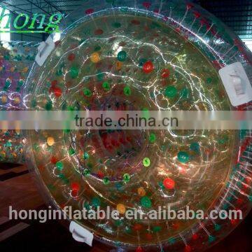 Guangzhou Qihong High Quality PVC Material Inflatable Water Roller For Lake