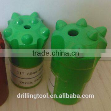 34mm rock drill taper button coal mine drill bit