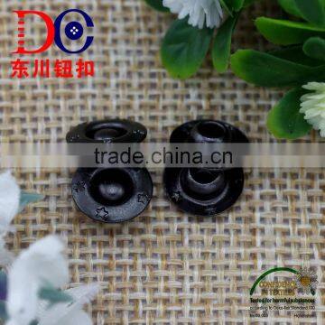 9mm leather rivet studs star logo for fashion style jacket garment