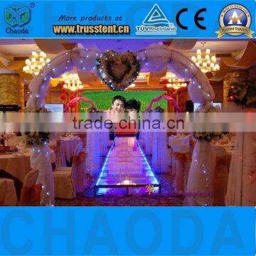 Transparent clear wedding stage decoration acrylic platform stage