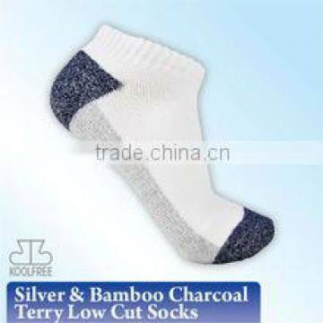 Navy Blue/White Sport Low Cut Ankle Sock