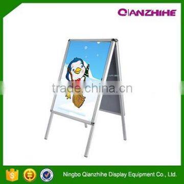 ningbo factory double sides snap frame aluminum A1A2 poster stand