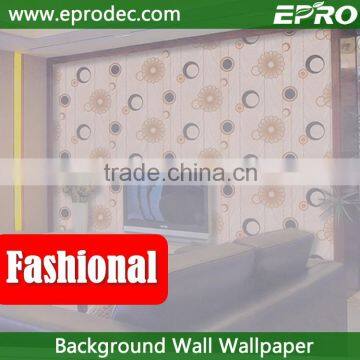 graceful Eco-friendly vinyl background wallpaper for bar decoration