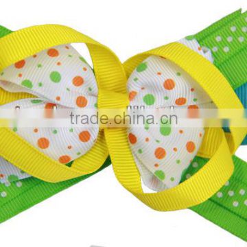 Hot Selling Girls Hair Bow Hair clips Hair Accessories polka dots clips