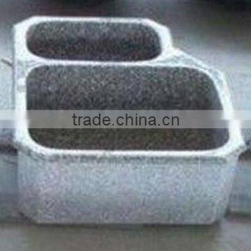 Stone double sink bowl DSF-B011