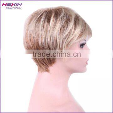 Fashion Synthetic Short Straight Bob Wig for Women Free Wig Cap photo-2
