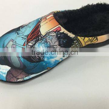 warm indoor shoes fur linging shoes for men slippers