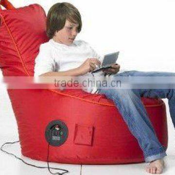 Audio bean bag chair for children and kids