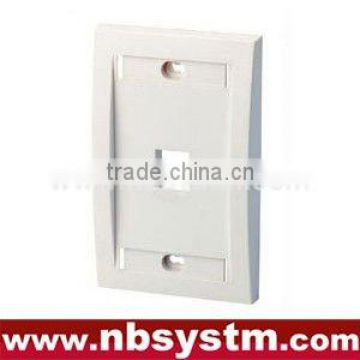 Arc Face Plate 1 port, size:70x115mm