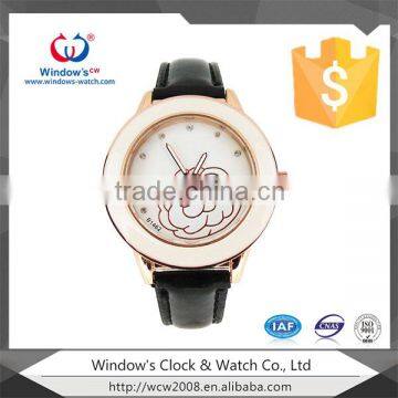 China watch manufacture man leather strap watch