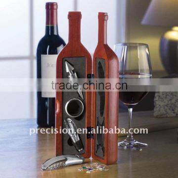 wine set with plastic box