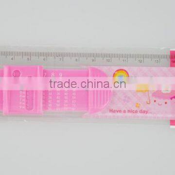 Sliding Ruler, Plastic Ruler Triangle Protractor Set photo-4