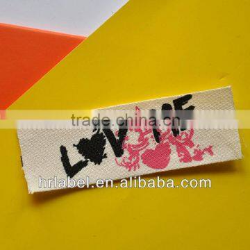 colorful printing cloth labels