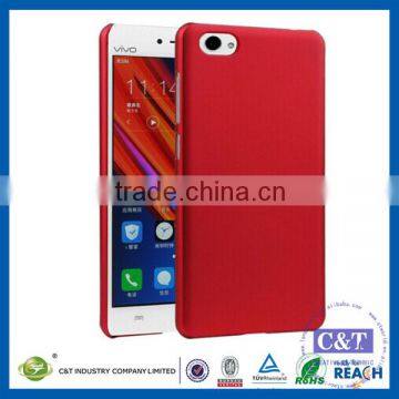 C&T Customized Black Rubberized Hard Plastic Skin Case Back Cover for Vivo X5Pro photo-2