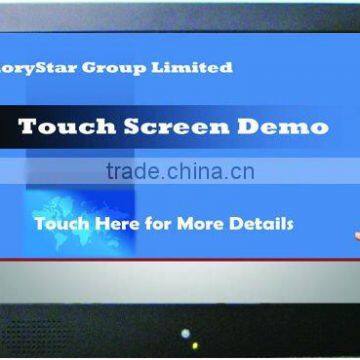 22 inch Touch Screen LCD advertising monitor Touch Screen Advertising Screen