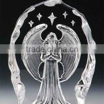 Clear glass home decoration -Angel