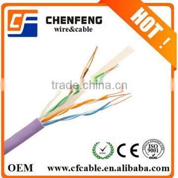 Factory price amp UTP CAT6 network cable 24AWG