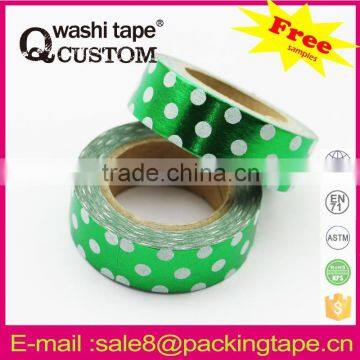 Custom printed custom printed foil paper tape for scrapbook