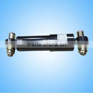 Vertical hydraulic shock absorber assembly for locomotive