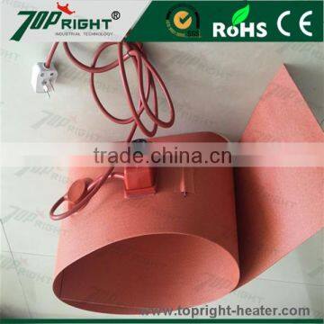 thin film flexible silicone heater mats