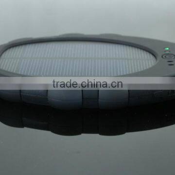 5000mAh Waterproof Solar Power Bank Dual USB Backup External Battery Charger for IPhone Samsung HTC Huawei Xiaomi Cell Phones photo-4