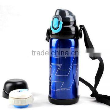 800ML stainless steel 18/8 double wall thermos travel pot for children